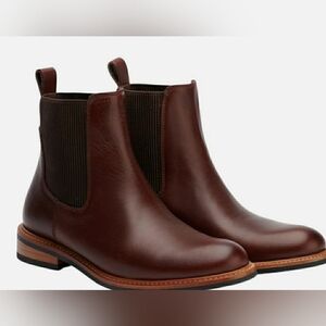 Nisolo Brandy Leather Carmen Chelsea Boots